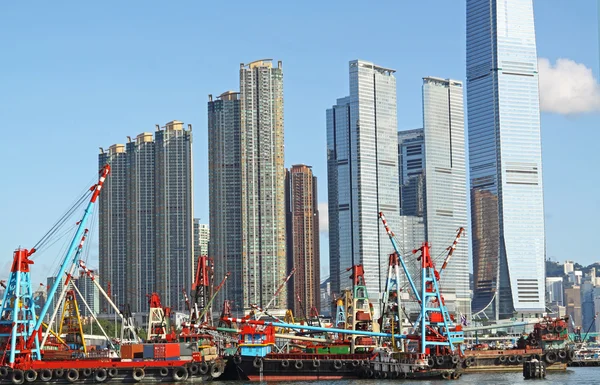 Hong Kong Skyline dans l'après-midi . — Photo