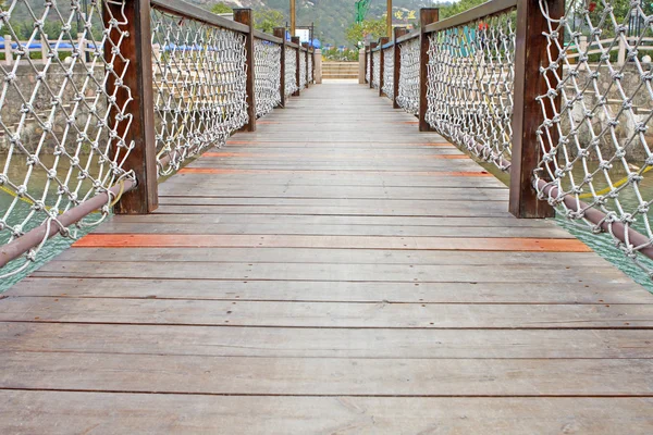 Wood bridge — Stock Photo, Image