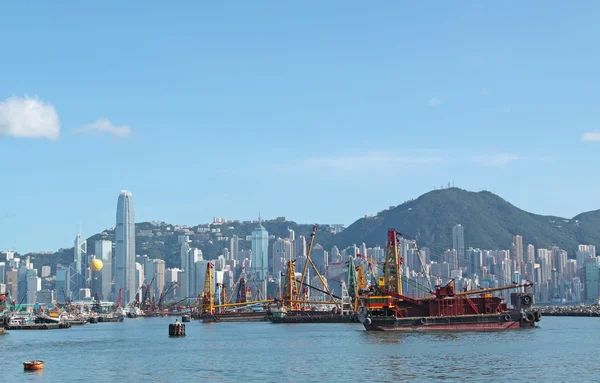 Hong Kong Skyline por la tarde . —  Fotos de Stock