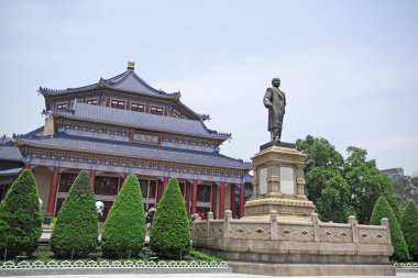 Sun Yat-sen Memorial Hall in Guangzhou, China clipart