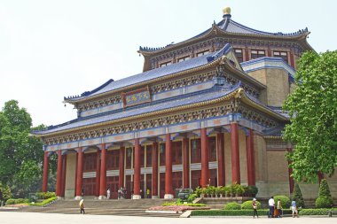 Sun yat-Sen'in memorial hall Guangzhou, Çin