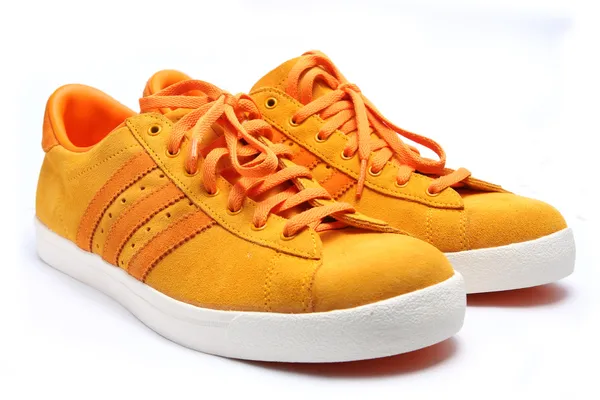 Oranje schoen — Stockfoto