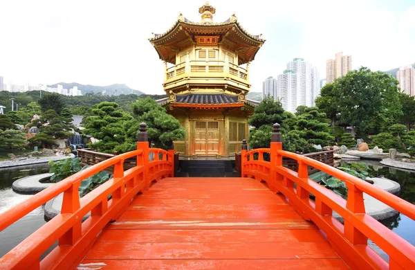 The Pavilion of Absolute Perfection in the Nan Lian Garden, Hong — Stock Photo, Image