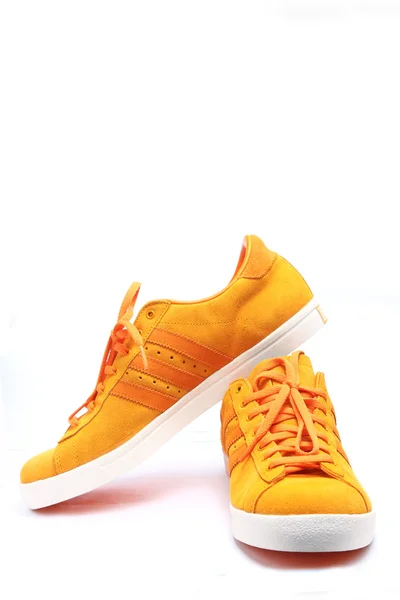 Oranje schoen — Stockfoto