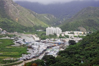 hong Kong Tai o balıkçı köyü