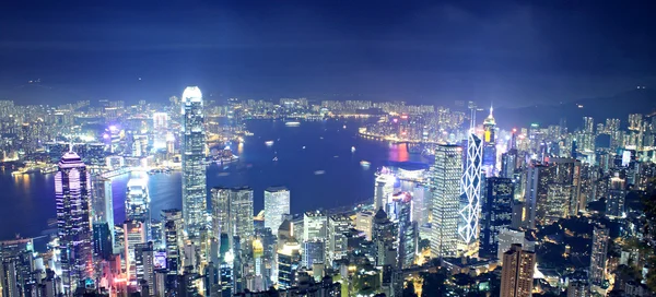 Hongkong nacht — Stockfoto