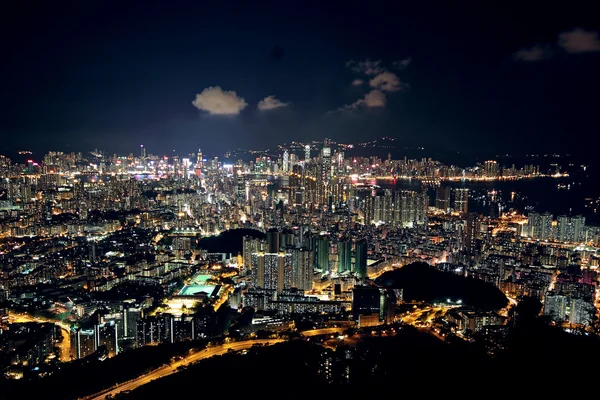 stock image Hong Kong at night