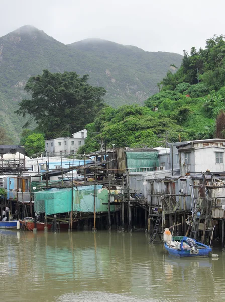 Villaggio di pescatori Tai O a Hong Kong — Foto Stock