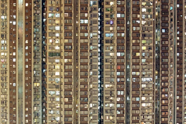 Hong kong Sozialwohnungen Wohnblock — Stockfoto