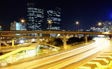 hong kong şehir merkezinde trafik