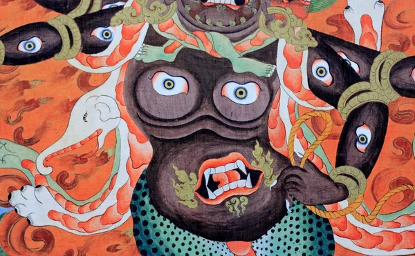 中国怪物油漆 — 图库照片