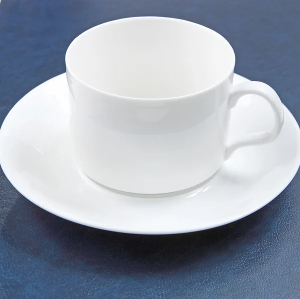 Xícara de café branco perfeito — Fotografia de Stock