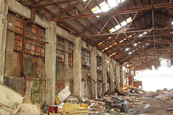 Abandoned Industrial Furnace — Stock Photo, Image