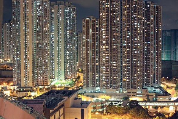 Hong kong at night — Stock Photo, Image