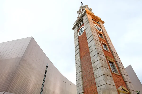 stock image Clock tower in hong kong