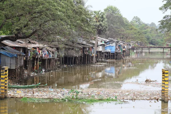Slumsy w Siem Reap Obraz Stockowy