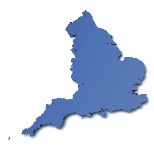 Map of England - UK — Stock Photo, Image