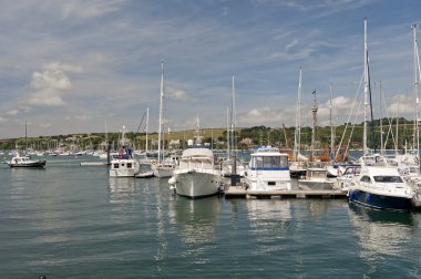 Falmouth Harbour, Cornwall, UK clipart