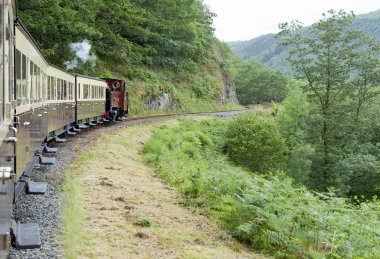 Vale of Rheidol Railway line clipart