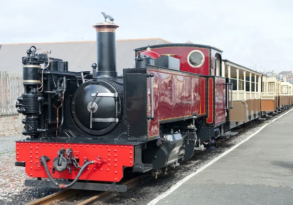 Παλιό τρένο vintage ατμού — Φωτογραφία Αρχείου