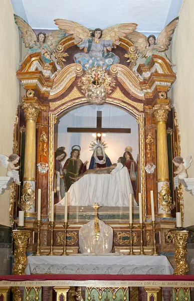 Side Altar of the Church of Santiago, Arboleas, Spain — Stock Photo, Image