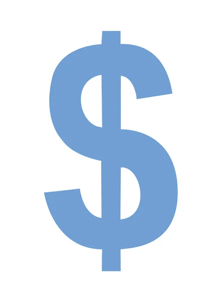 Fondo abstracto. Un signo de dólar de color azul oscuro — Vector de stock
