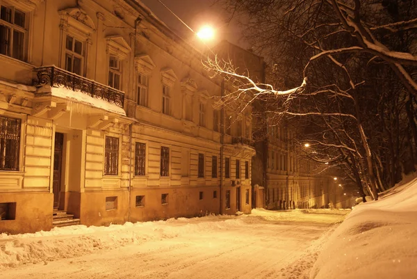 겨울밤 — 스톡 사진