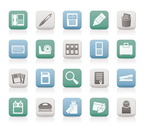 Office tools Icons — Stock Vector
