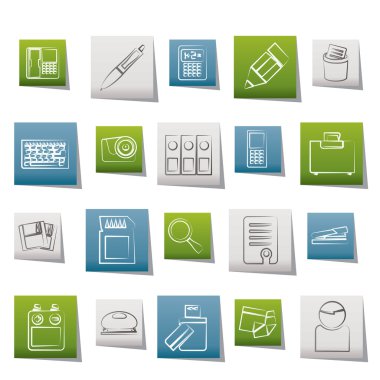 Office tools Icons clipart