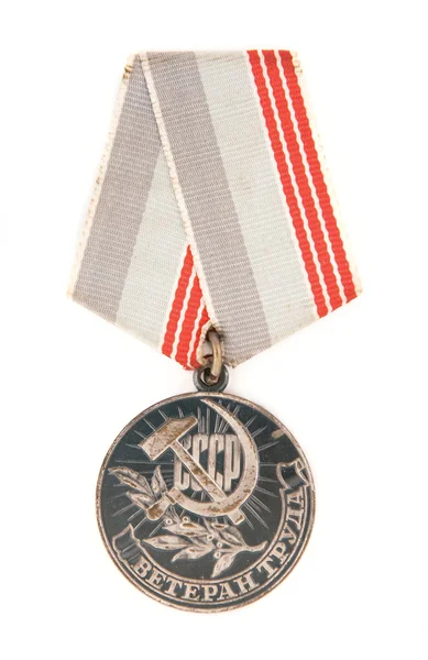 Medal "Veteran of work" — Stock Photo, Image
