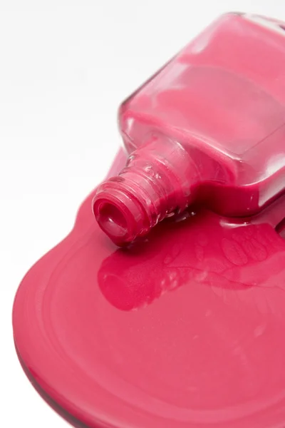 stock image Nail Polish Spilling on a Mirror