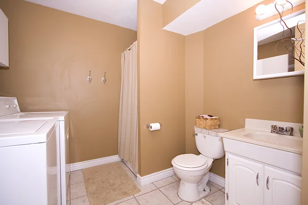 Zavřít obrázek interiéru koupelny — Stock fotografie