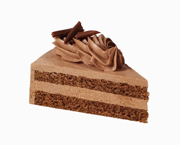 巧克力奶油蛋糕 — 图库照片