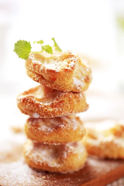 Mini édes sajt sütemények — Stock Fotó