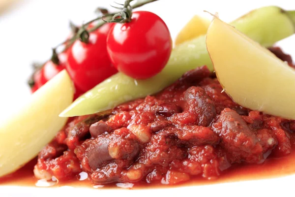 Vegetarische rote Bohnen Chili — Stockfoto