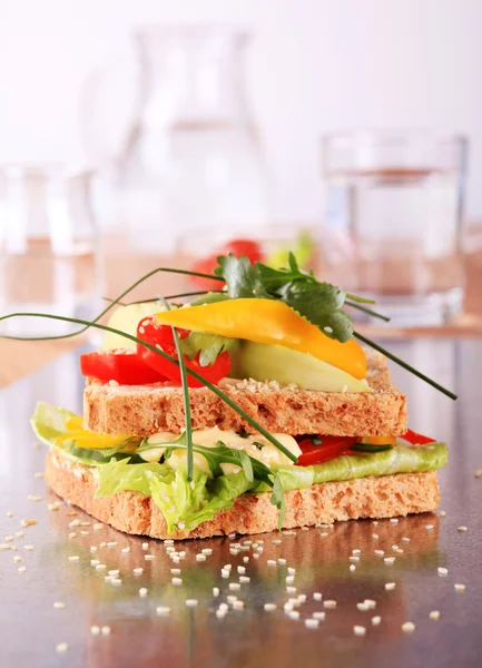 Здоровий бутерброд — стокове фото
