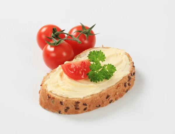 Brood en boter — Stockfoto