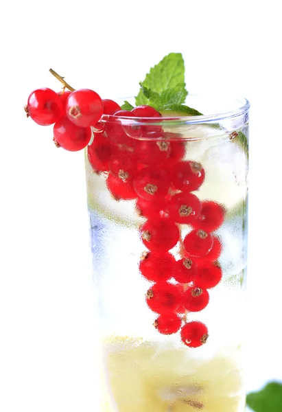 Glass of iced soda — Stock Photo, Image