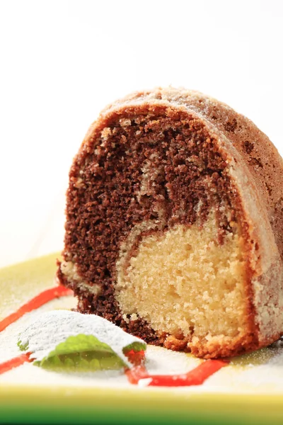 Мраморный торт — стоковое фото