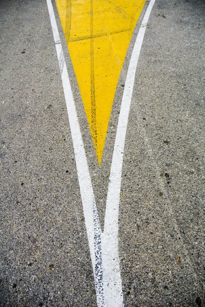 道路の分割 — ストック写真