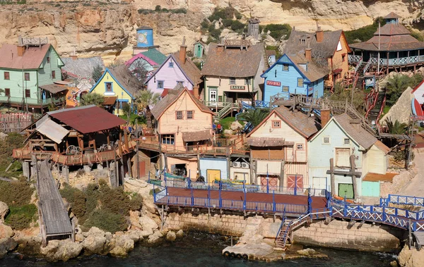 Popeye Village, Anchor Bay, Malta —  Fotos de Stock