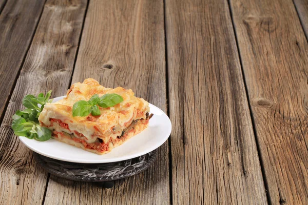 Smakelijke lasagne — Stockfoto