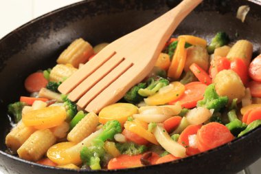 Mixed vegetables clipart