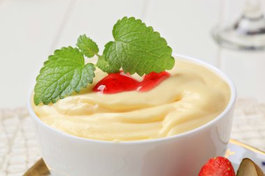 Creamy pudding clipart