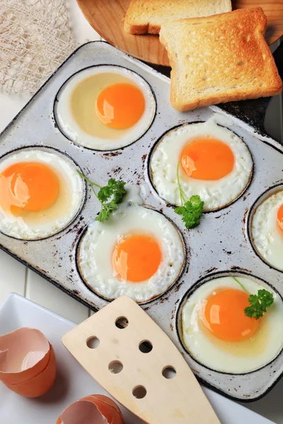 Stekte egg – stockfoto