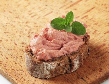 Bread and pate clipart