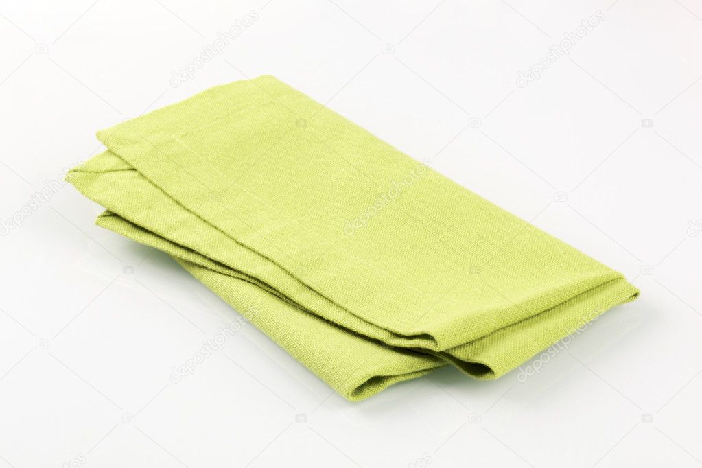 Green napkin