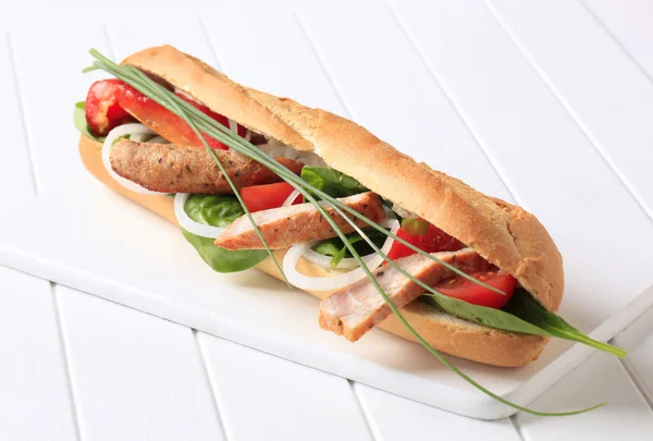 Kip sub sandwich — Stockfoto