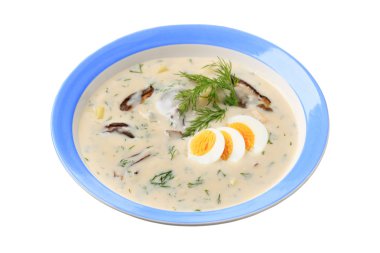 Dill cream soup clipart