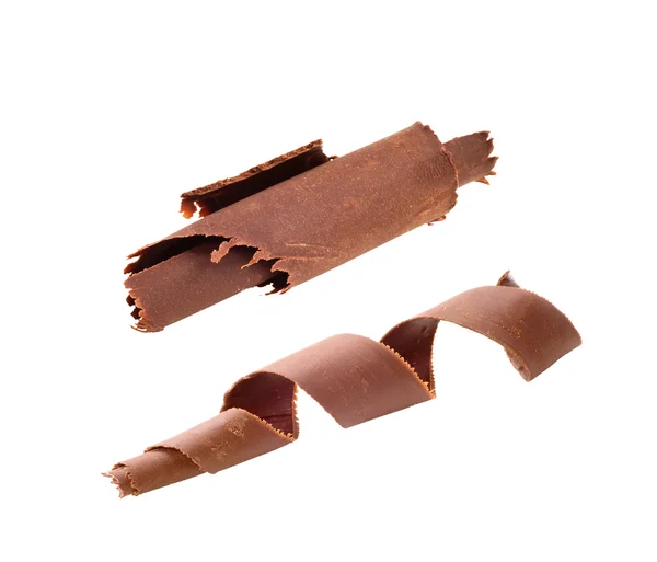 Шоколад завитки — стокове фото